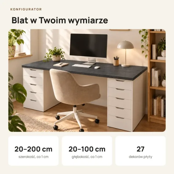 Blat - Beton Czarny