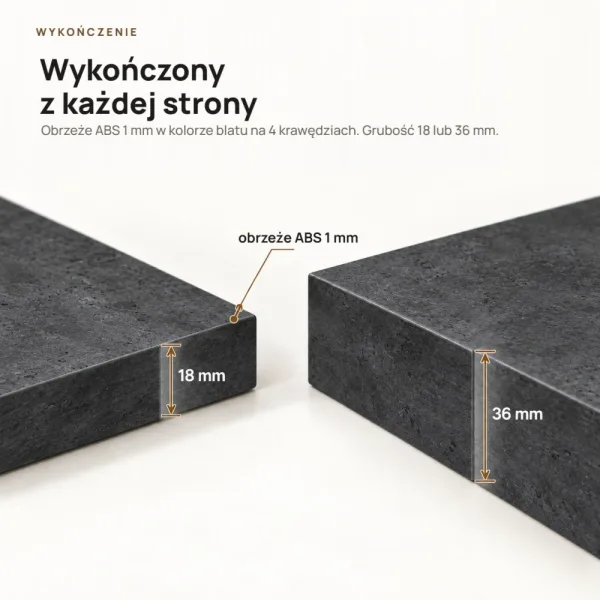 Blat - Beton Czarny