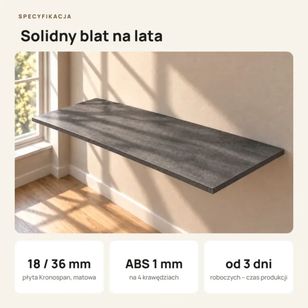 Blat - Beton Czarny