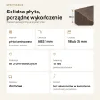 Parapet wewnętrzny na wymiar - Beton Rdzawy