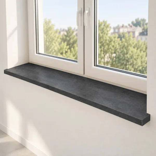 Parapet wewnętrzny na wymiar - Beton Czarny
