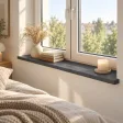 Parapet wewnętrzny na wymiar - Beton Czarny