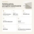 Parapet wewnętrzny na wymiar - Kaszmir