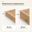 Parapet wewnętrzny na wymiar - Dąb Evoke