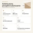 Parapet wewnętrzny na wymiar - Dąb Cremona