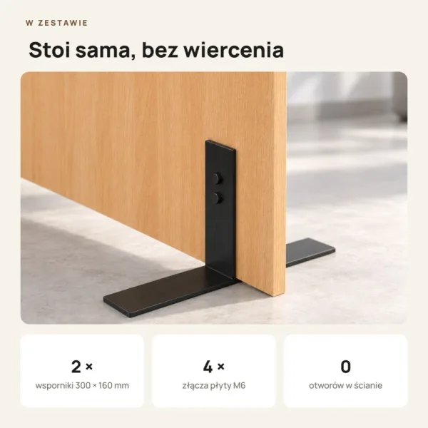 Ścianka działowa - Buk