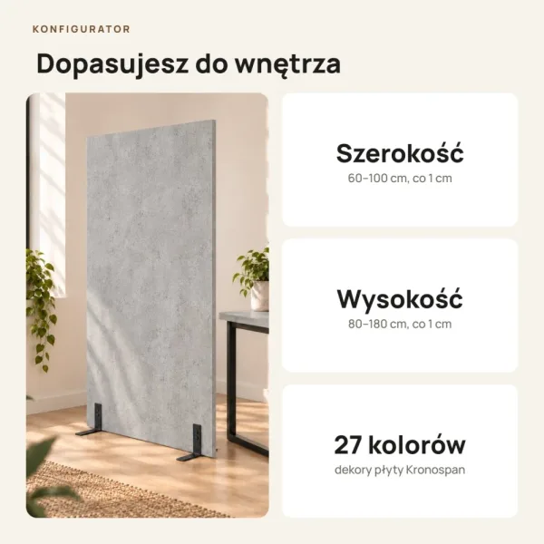 Ścianka działowa - Beton