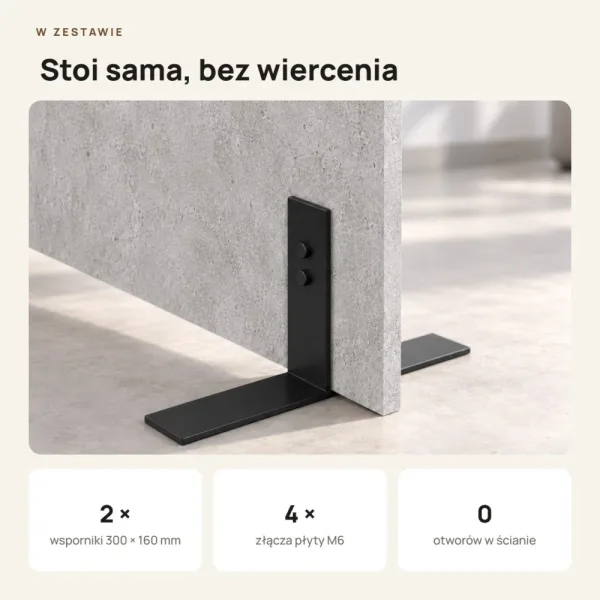 Ścianka działowa - Beton
