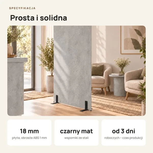 Ścianka działowa - Beton
