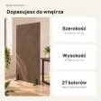 Ścianka działowa - Beton Rdzawy