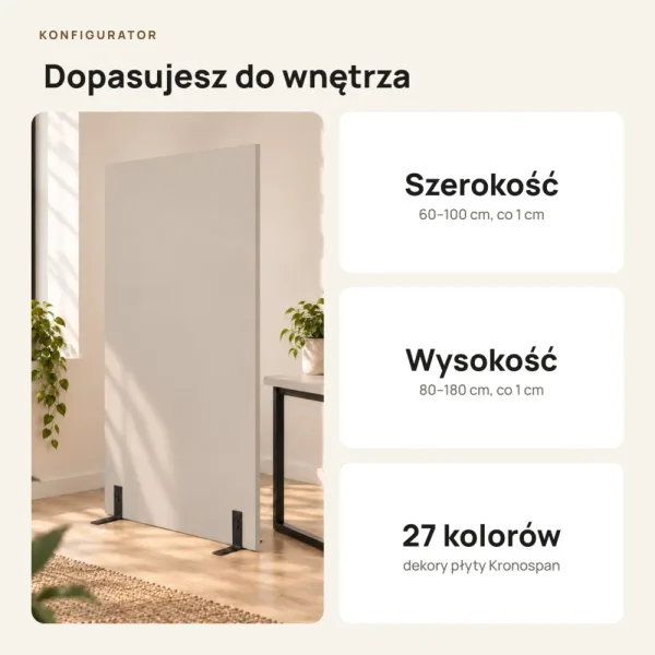 Ścianka działowa - Kaszmir
