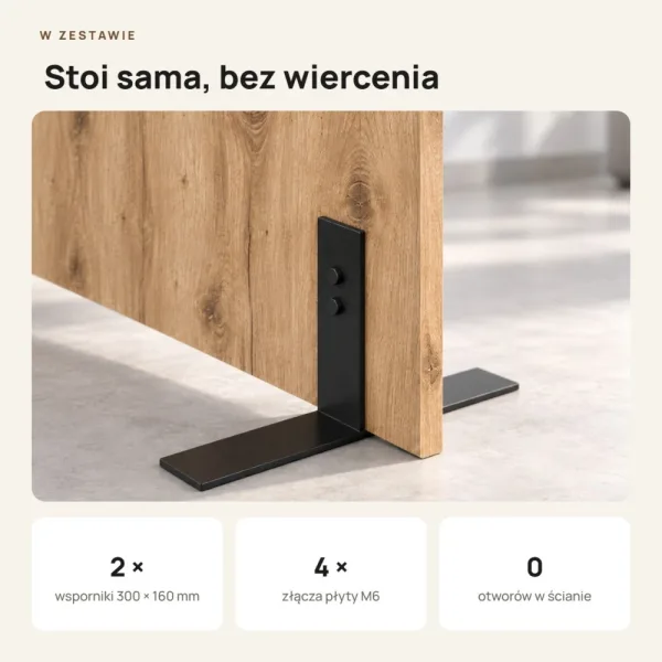 Ścianka działowa - Dąb Evoke