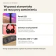Biurko gamingowe - Beton Czarny