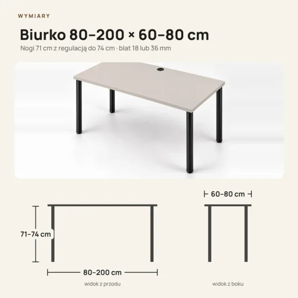 Biurko gamingowe - Kaszmir