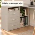 Biurko szkolne narożne Aga - Kaszmir