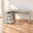Biurko lekarskie narożne z szufladami - Kaszmir