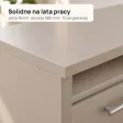 Biurko lekarskie narożne z szufladami - Kaszmir