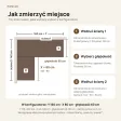 Biurko narożne - Beton Rdzawy