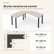 Biurko narożne - Kaszmir