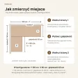 Biurko narożne - Dąb Cremona