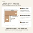 Biurko narożne loft - Dąb Evoke
