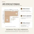 Biurko narożne loft - Dąb Cremona
