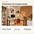Biurko narożne loft - Dąb Cremona