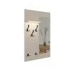 Wieszak z lustrem LED - Kaszmir