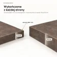 Półka wisząca - Beton Rdzawy