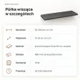 Półka wisząca - Beton Czarny