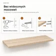 Półka wisząca - Dąb Cremona