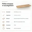 Półka wisząca - Dąb Evoke