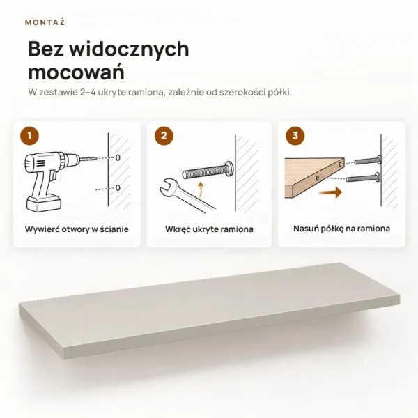 Półka wisząca - Kaszmir