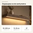 Półka wisząca LED - Beton Rdzawy