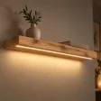 Półka wisząca LED - Dąb Wotan