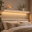 Półka wisząca LED - Dąb Cremona