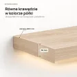 Półka wisząca LED - Dąb Cremona