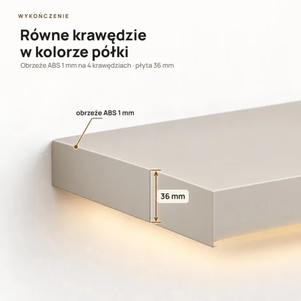 Półka wisząca LED - Kaszmir
