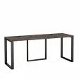 Biurko podwójne Iron Duo Loft - Beton Rdzawy