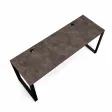 Biurko podwójne Iron Duo Loft - Beton Rdzawy