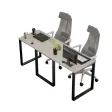 Biurko podwójne Iron Duo Loft - Kaszmir