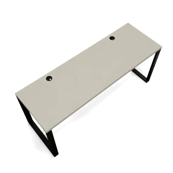 Biurko podwójne Iron Duo Loft - Kaszmir