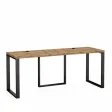 Biurko podwójne Iron Duo Loft - Dąb Wotan