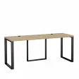 Biurko podwójne Iron Duo Loft - Dąb Cremona
