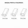 Biurko podwójne Iron Duo Loft - Dąb Cremona