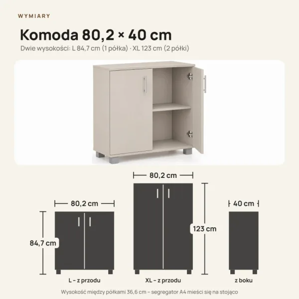 Komoda biurowa na dokumenty - Kaszmir