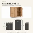 Komoda biurowa na dokumenty - Dąb Evoke
