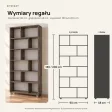 Regał z półkami Marek - Beton Rdzawy