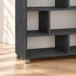 Regał z półkami Marek - Beton Czarny