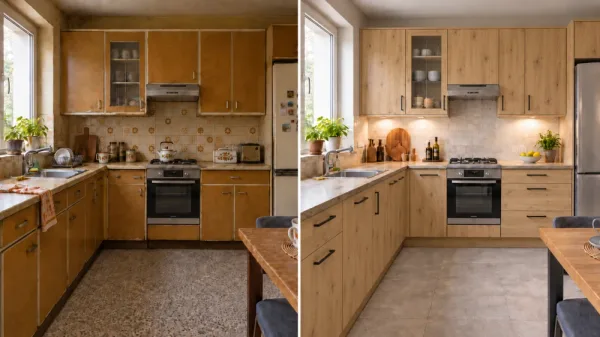 Blenda / panel na wymiar bez nawiertów - Dąb Artisan 5307 LN